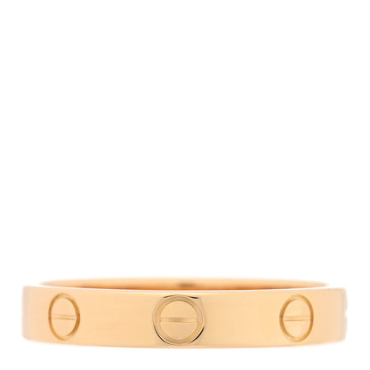 Cartier 18K Yellow Gold 3.5mm LOVE Wedding Band Ring 57 8 3 of 4