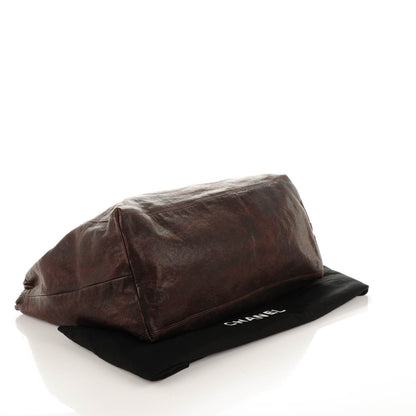 Chanel Distressed Caviar XL Coco Cabas Brown 4 of 7