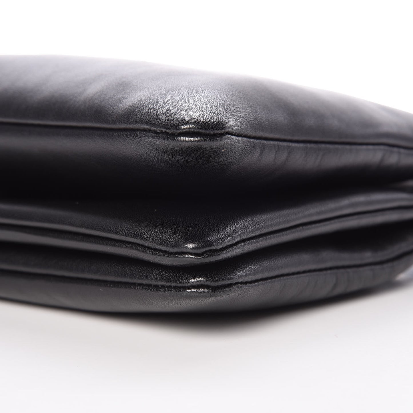 Lambskin Large Trio Crossbody Bag Black