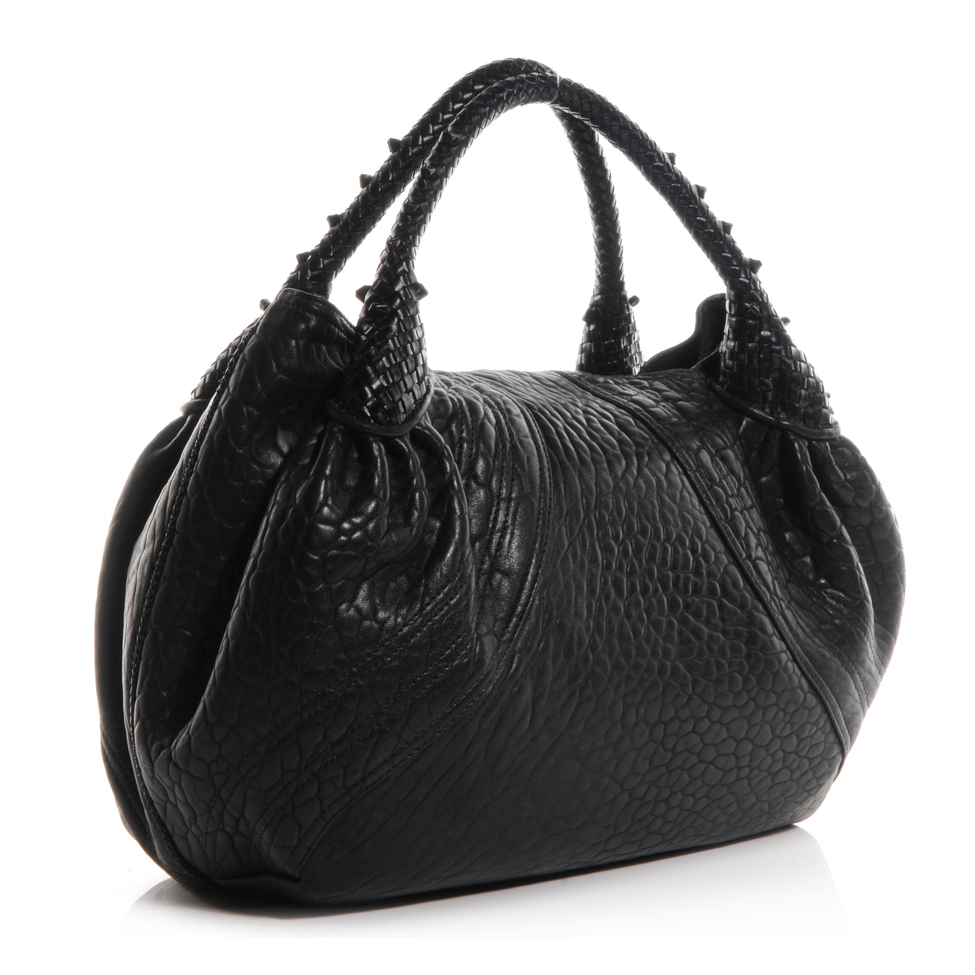 Fendi Nappa Nuvolata Spy Black 3 of 9