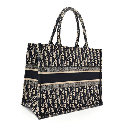 Christian Dior Oblique Medium Book Tote Blue Multicolor 3 of 13
