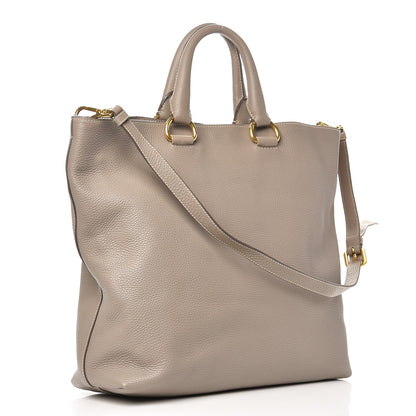 Prada Vitello Daino Tote Argilla 3 of 10