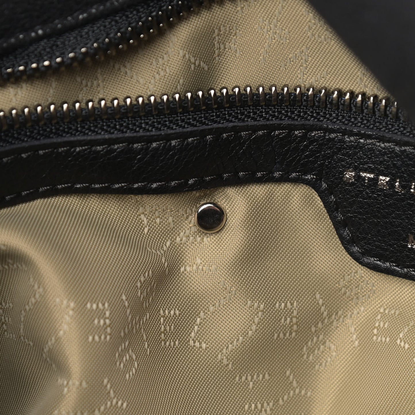 Shaggy Deer Falabella Top Handle Shoulder Bag Black