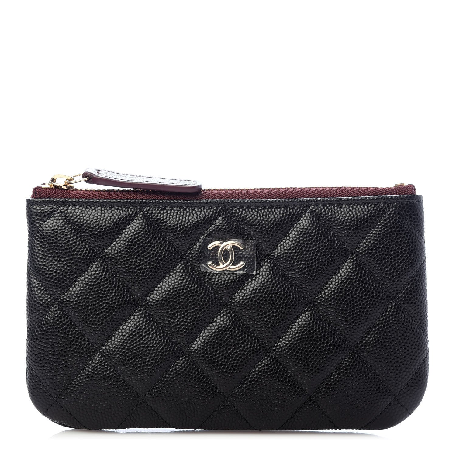 Chanel Caviar Quilted Small Cosmetic Case Black 1 of 8