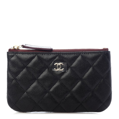 Chanel Caviar Quilted Small Cosmetic Case Black 1 of 8