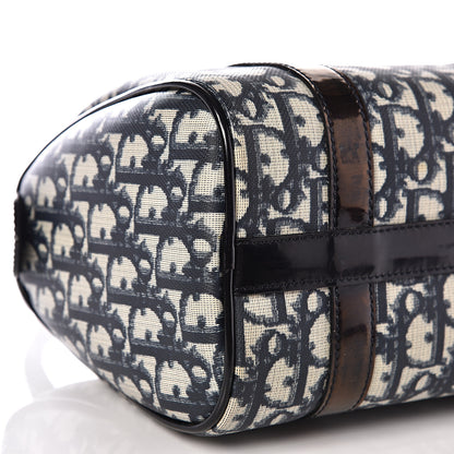 Christian Dior Monogram Boston Navy Blue 7 of 12