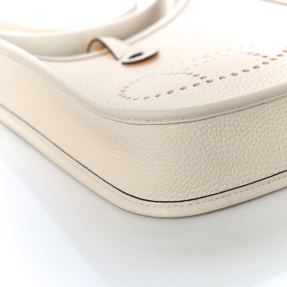 Hermes Taurillon Clemence Amazone Evelyne TPM Nata Craie 9 of 11