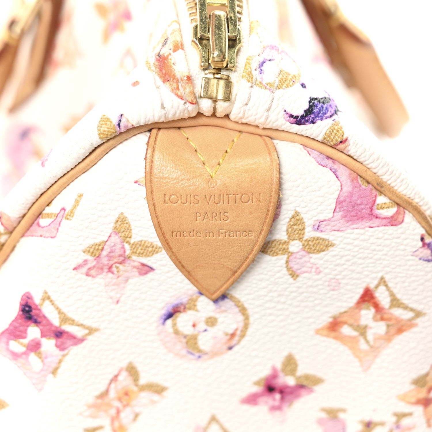 Louis Vuitton Watercolor Aquarelle Speedy 35 White 6 of 9