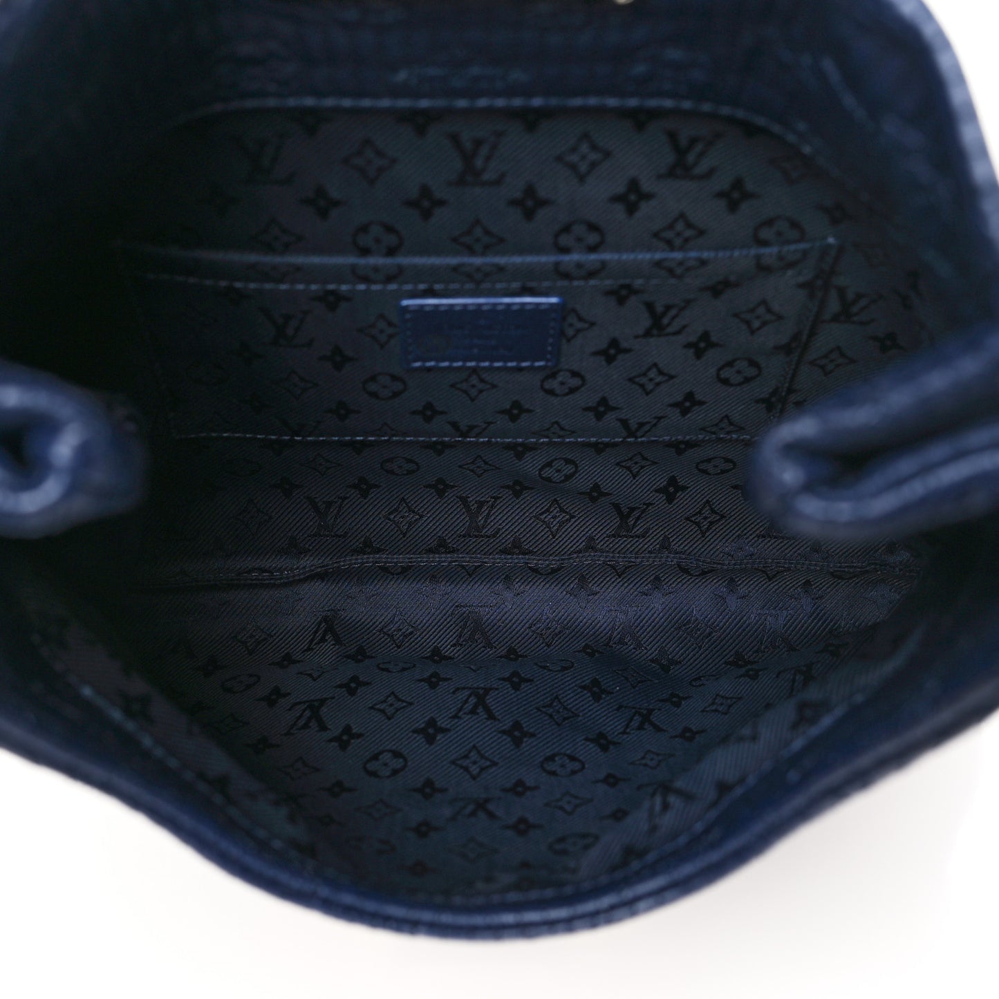 Calfskin Quilted Monogram Altair Clutch Marine