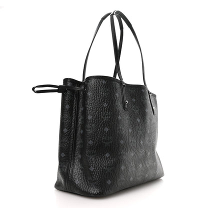 MCM Visetos Medium Project Reversible Shopper Tote Black 3 of 15