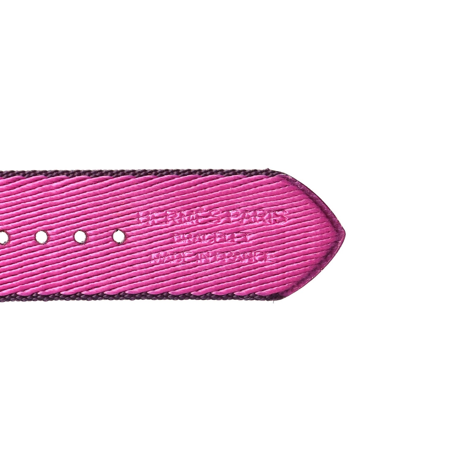 Nylon Weave 41mm H Vibration Jumping Watch Single Tour Band Cassis Magnolia