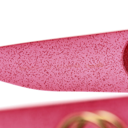 Gucci Acetate Square Frame Glitter GG0141S Sunglasses Pink 6 of 7