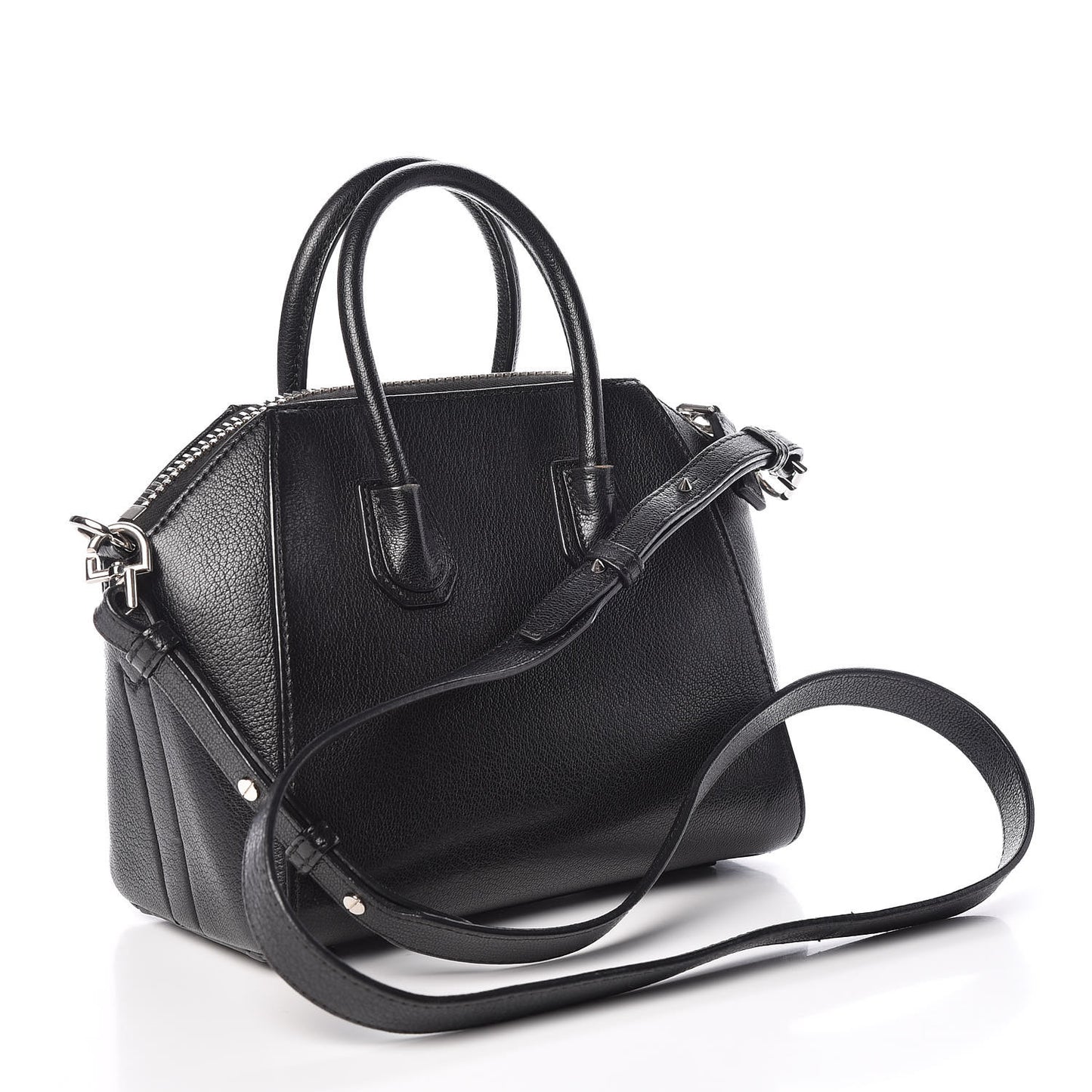 Sugar Goatskin Mini Antigona Black