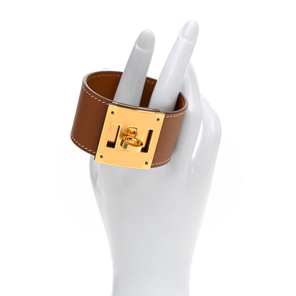 Hermes Swift Kelly Dog Bracelet T3 Gold 2 of 6