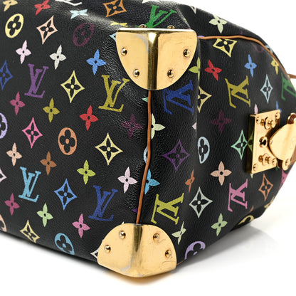 Louis Vuitton Monogram Multicolor Speedy 30 Black 16 of 65
