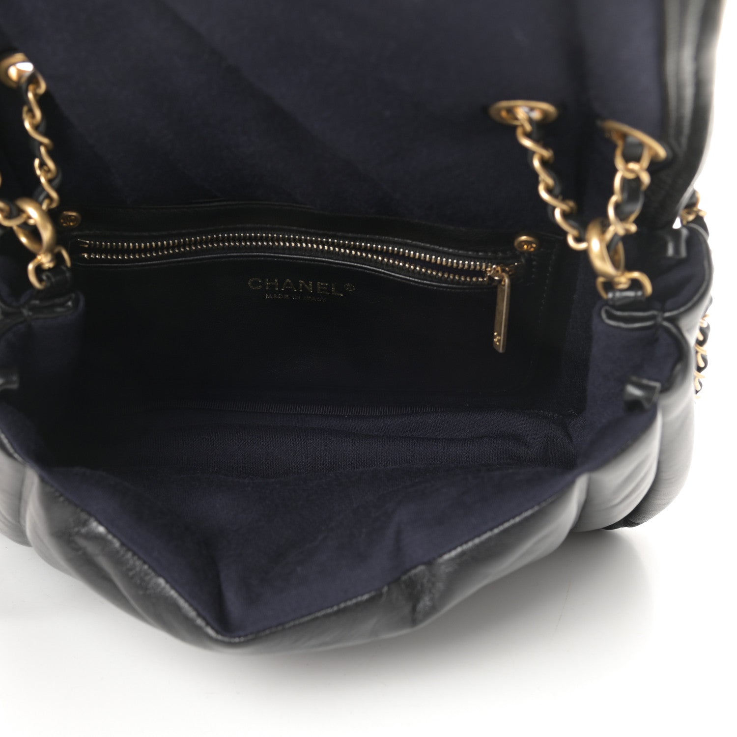 Chanel Lambskin Medium Simply Flap Black 4 of 10