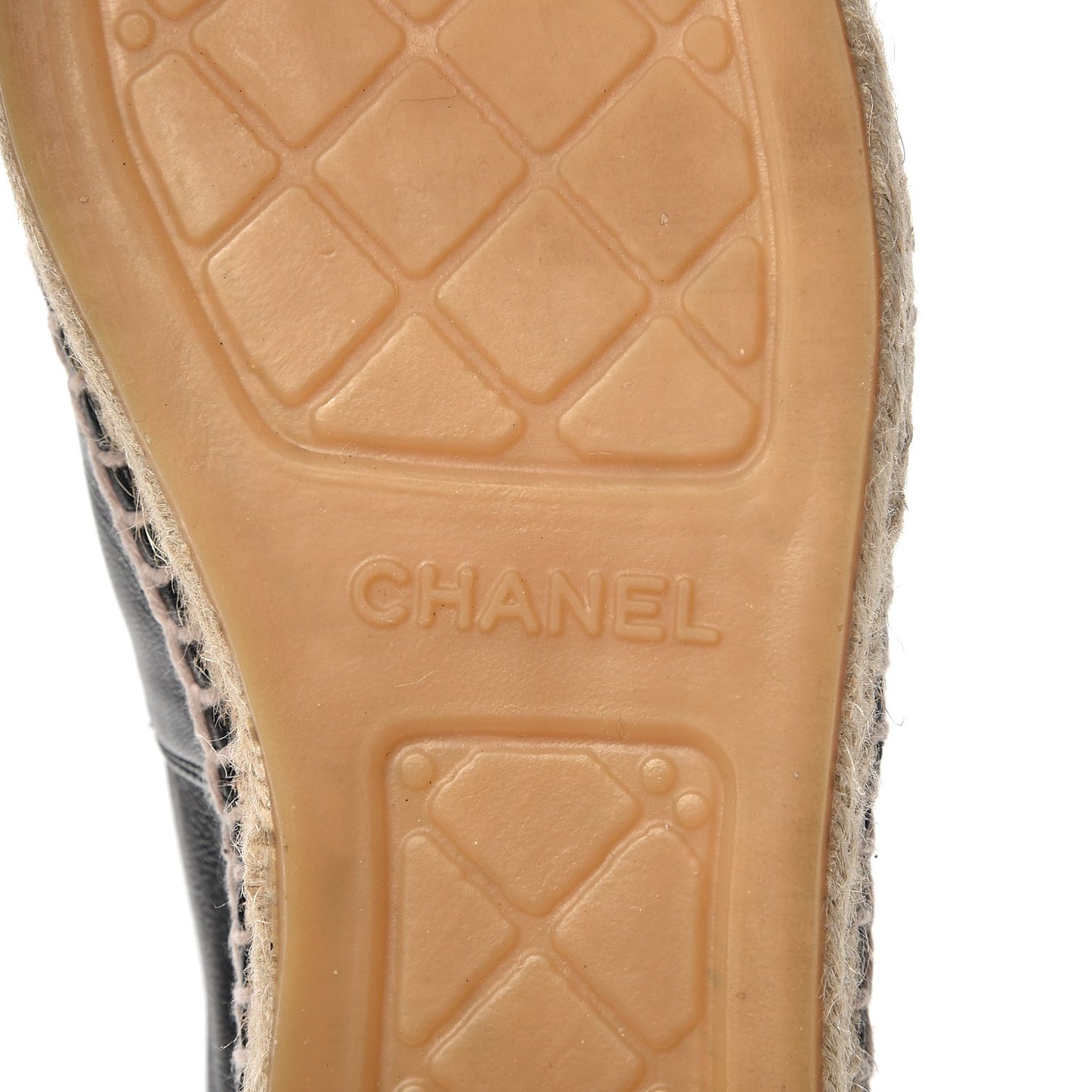 Lambskin CC Espadrilles 39 Black