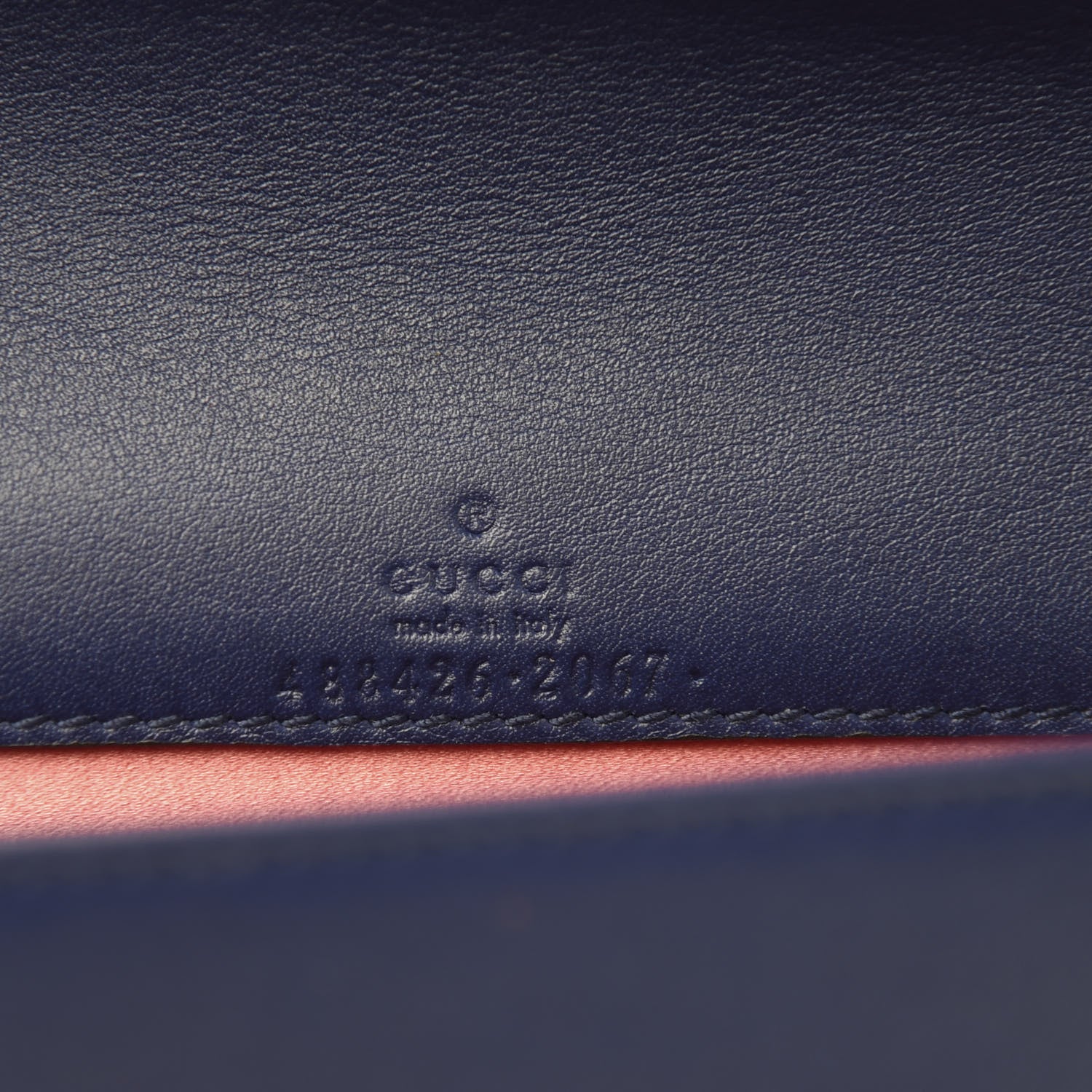 Gucci Velvet Matelasse GG Marmont Mini Bag Cobalt Blue 5 of 9