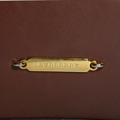Burberry Lambskin Broguing Small Orchard Bowling Bag Dark Tan 14 of 14
