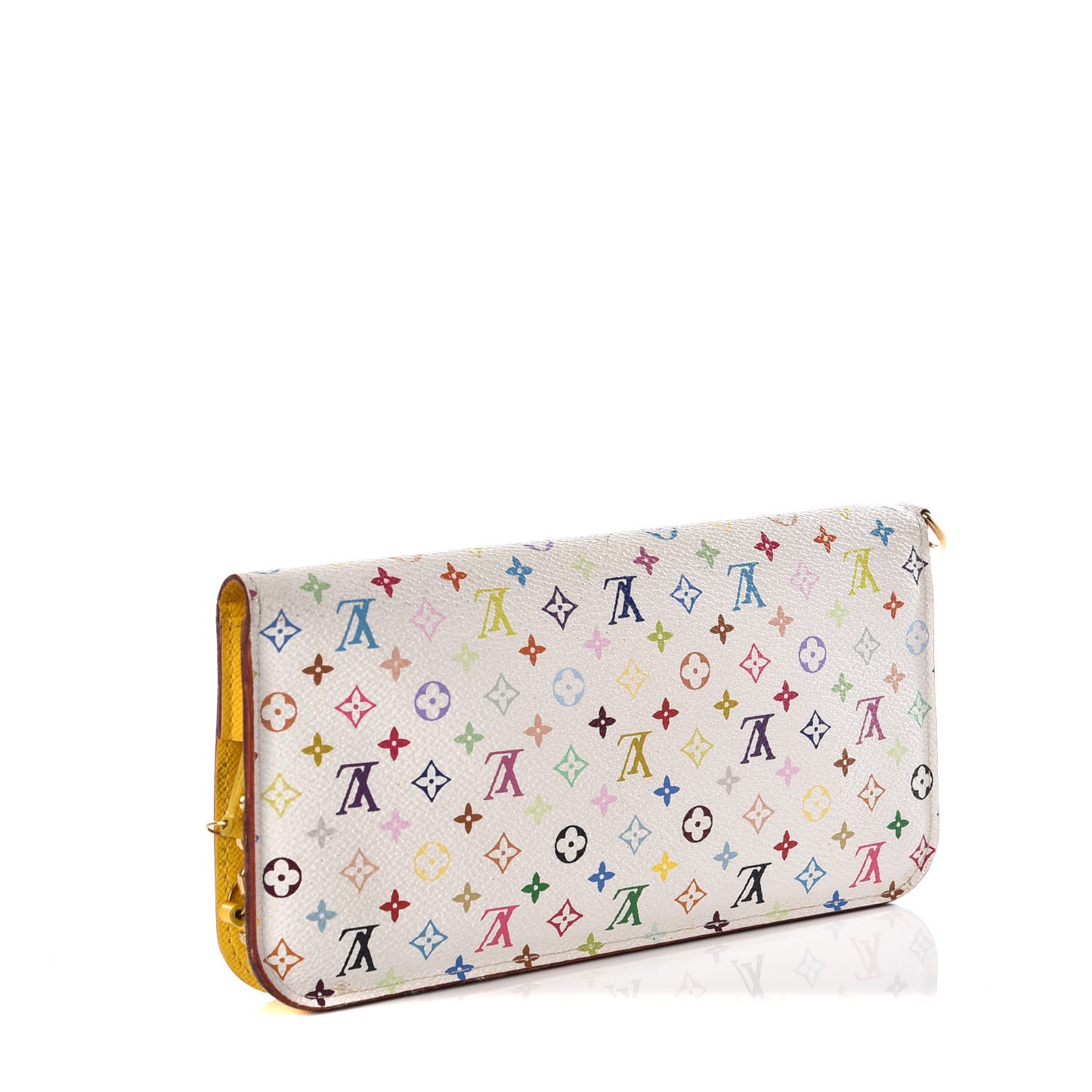Monogram Multicolor Insolite Wallet White Citron