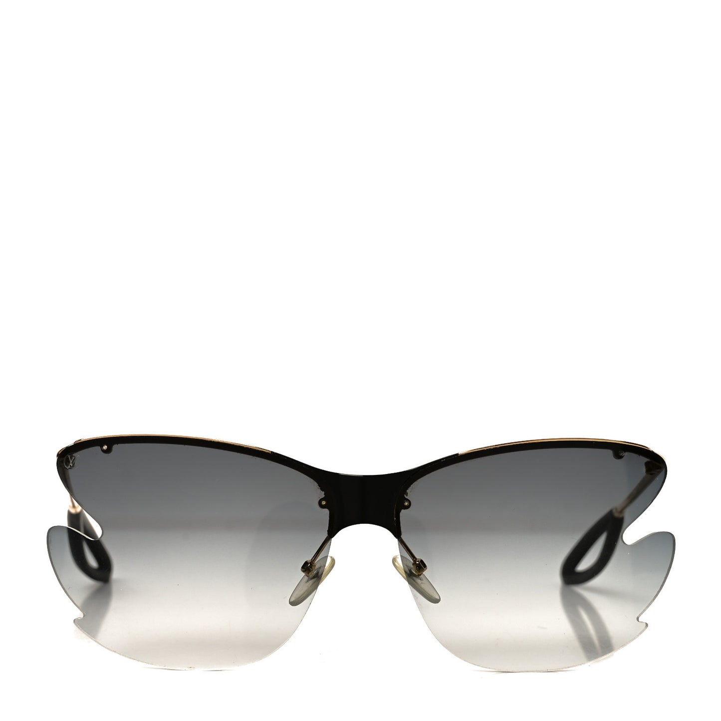 Bohemian Vuittony Square Sunglasses Z1235W Silver Mirror