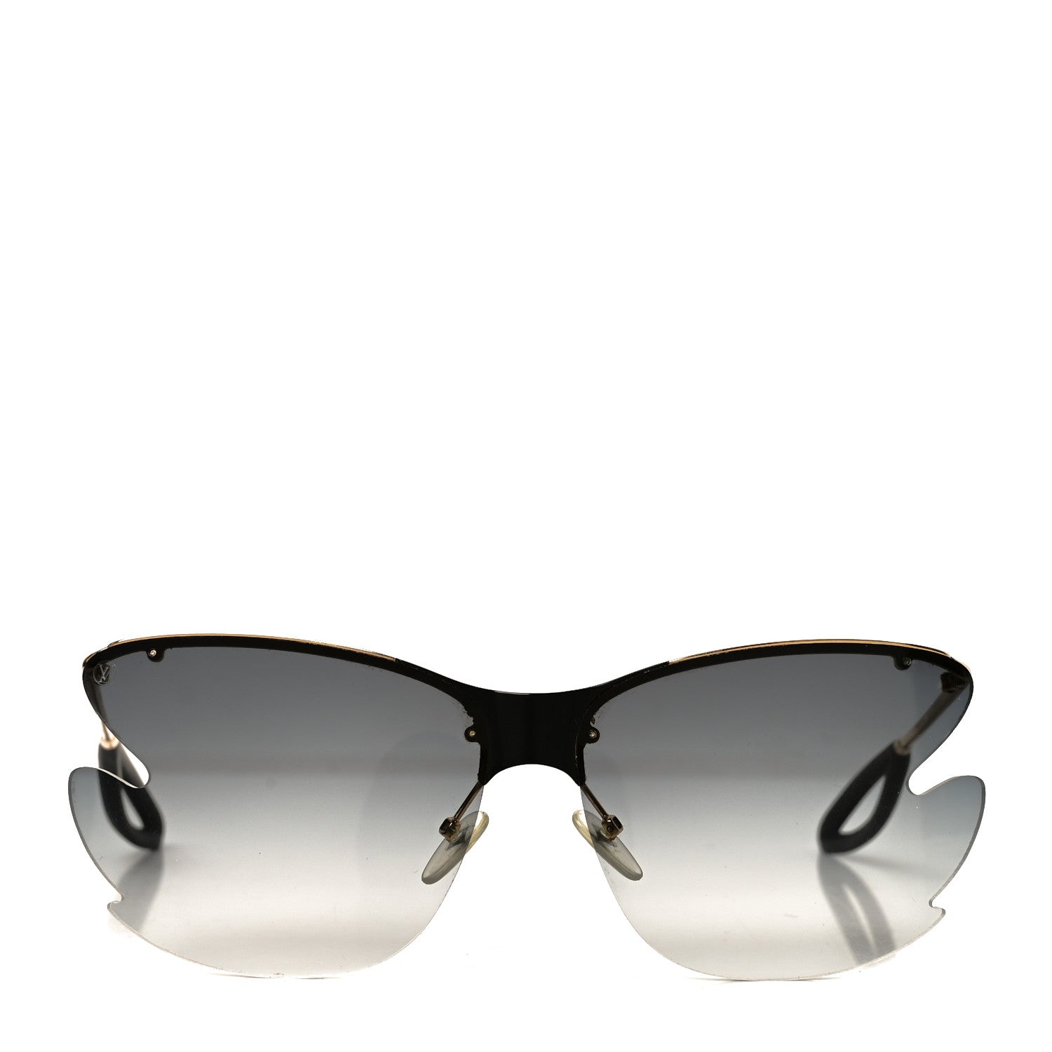 Louis Vuitton Bohemian Vuittony Square Sunglasses Z1235W Silver Mirror 5 of 14