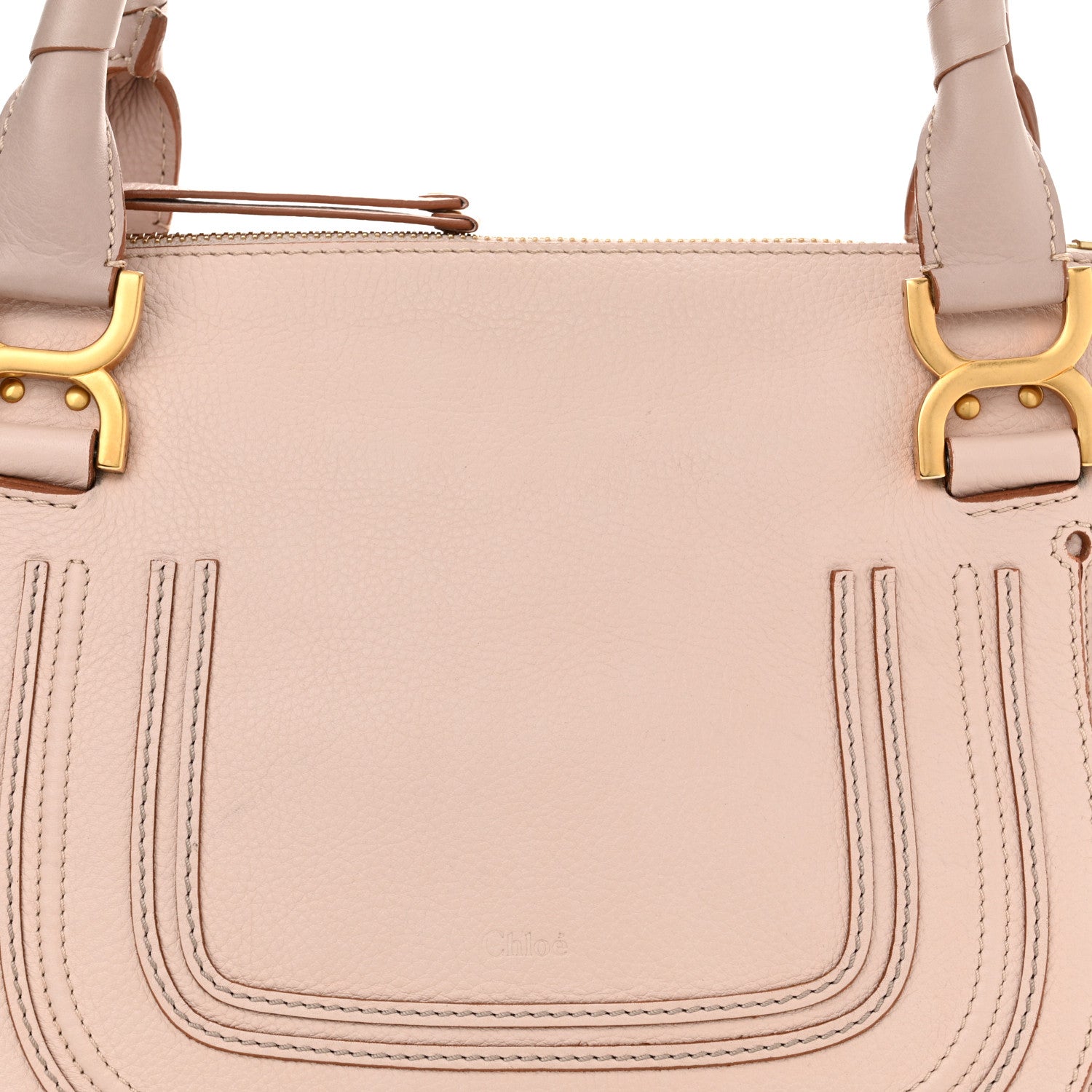 Chloe Calfskin Medium Marcie Satchel Nude Pink 8 of 11