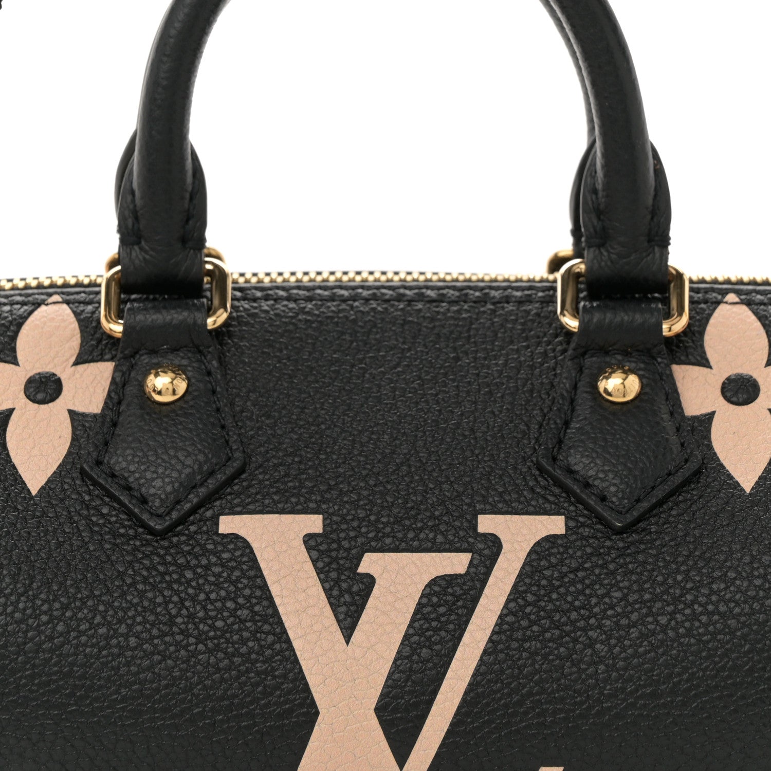 Louis Vuitton Empreinte Monogram Giant Papillon BB Black Beige 7 of 10