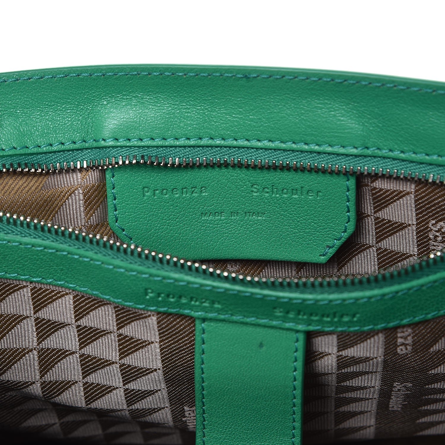 Proenza Schouler Lambskin Medium PS1 Satchel Aloe 7 of 8