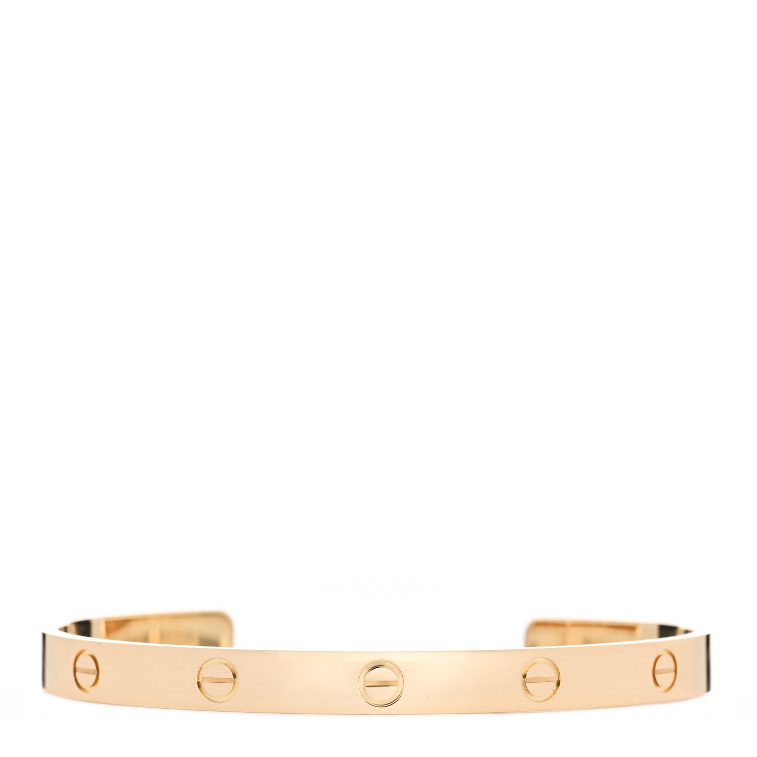 Cartier 18K Yellow Gold LOVE Cuff Bracelet 20 1 of 4
