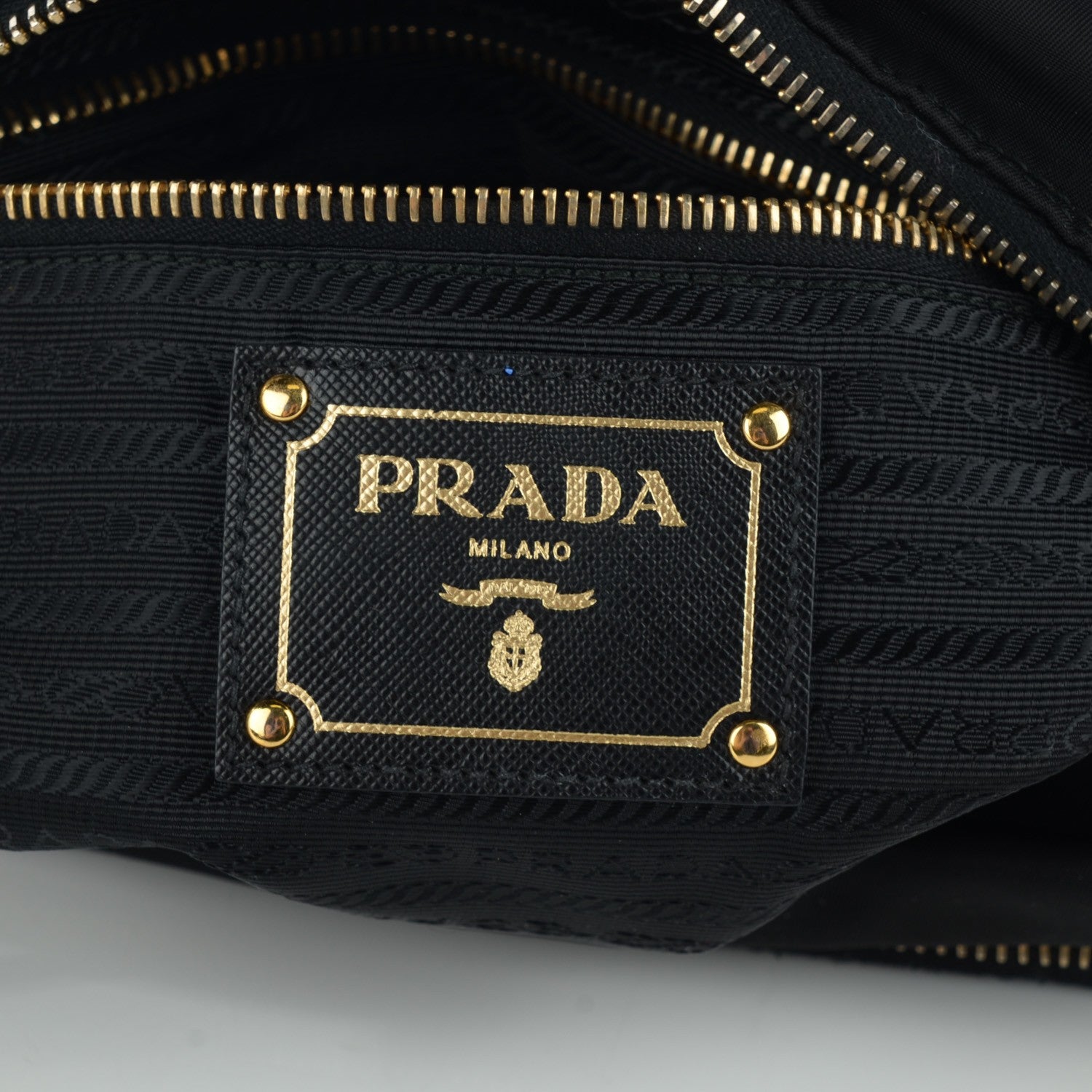 Prada Tessuto Nylon Messenger Bag Nero Black 8 of 8