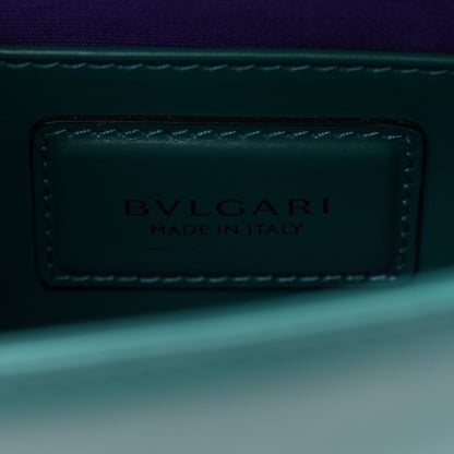 Bulgari Calfskin Small Serpenti Forever Snake Strap Crossbody Bag Emerald Green 6 of 10