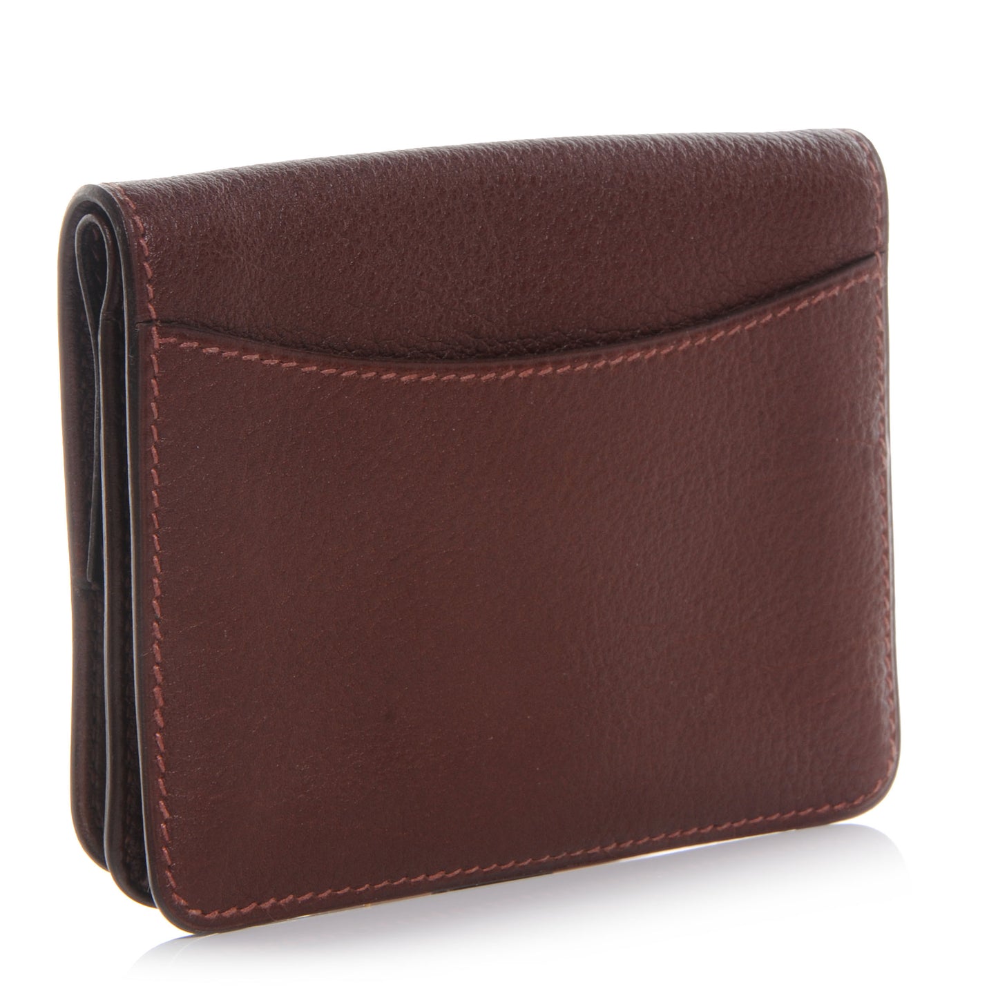 Togo Dogon Card Case Havane