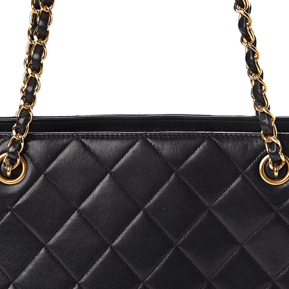 Chanel Lambskin Quilted Shoulder Bag Black 8 of 13