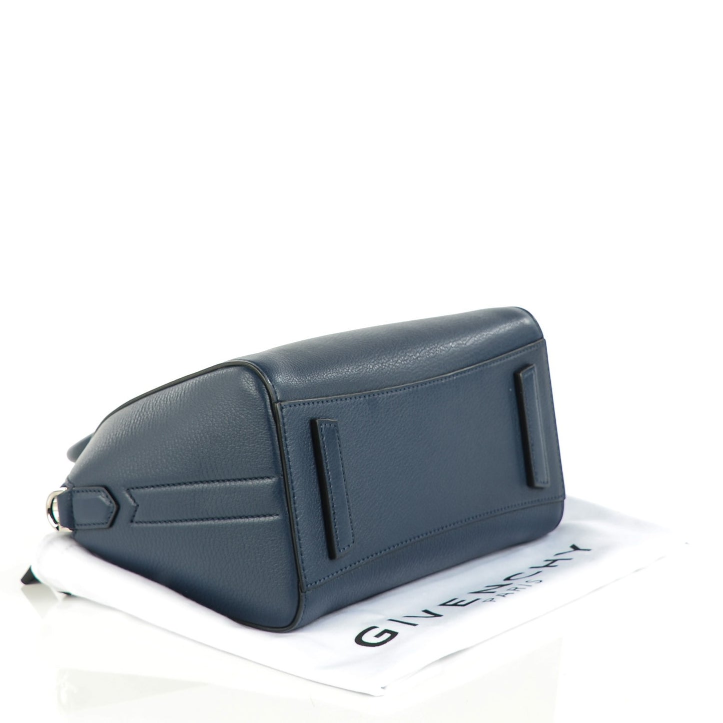 Sugar Goatskin Mini Antigona Navy