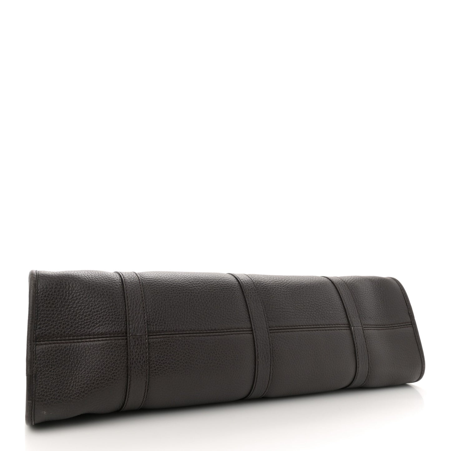 Pebbled Calfskin Large Joy Shoulder Bag Brown