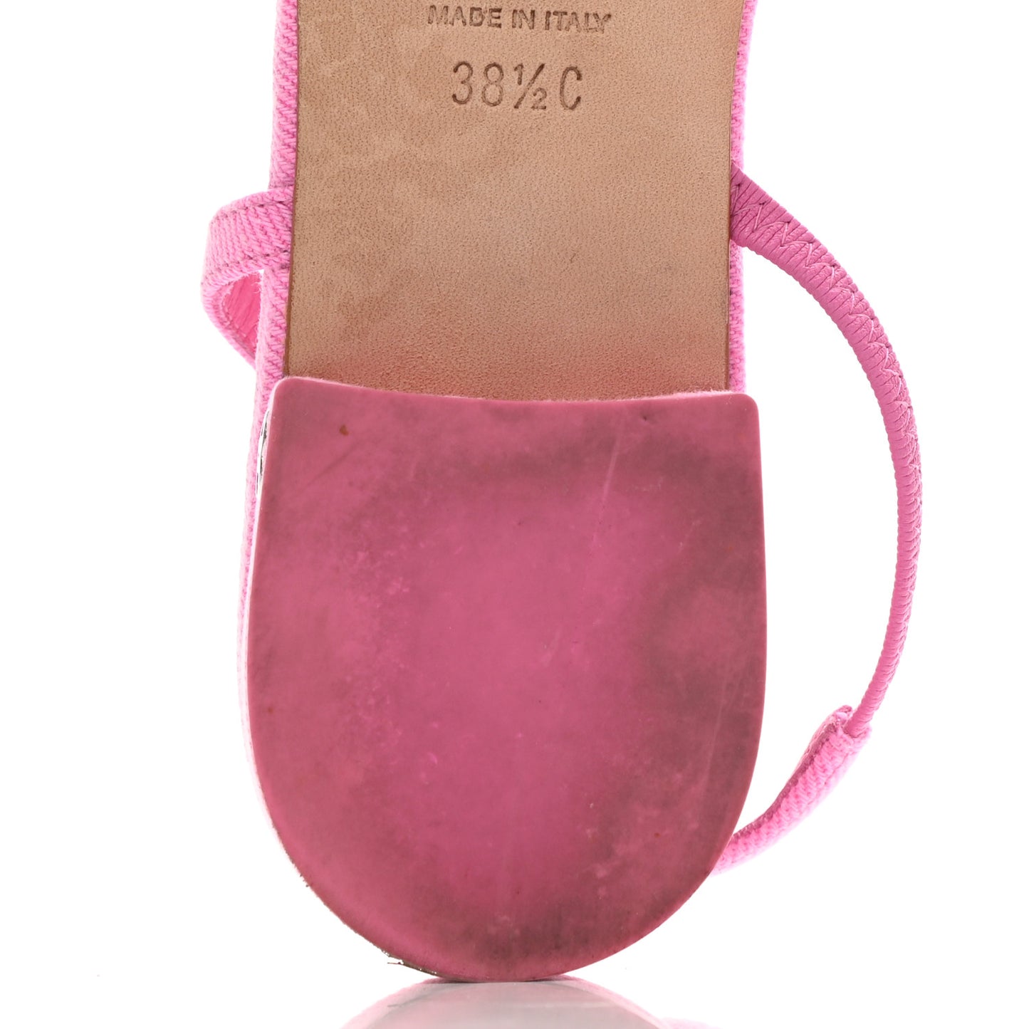 Denim Cap Toe CC Slingback Flat 38.5 Neon Pink