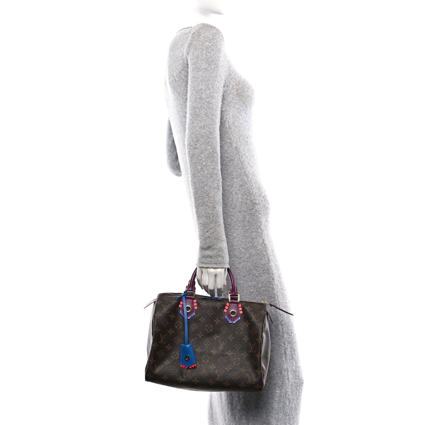 Monogram Totem Speedy 30 Magenta