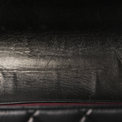 Chanel Lambskin Quilted Jumbo Single Flap Black 11 of 11