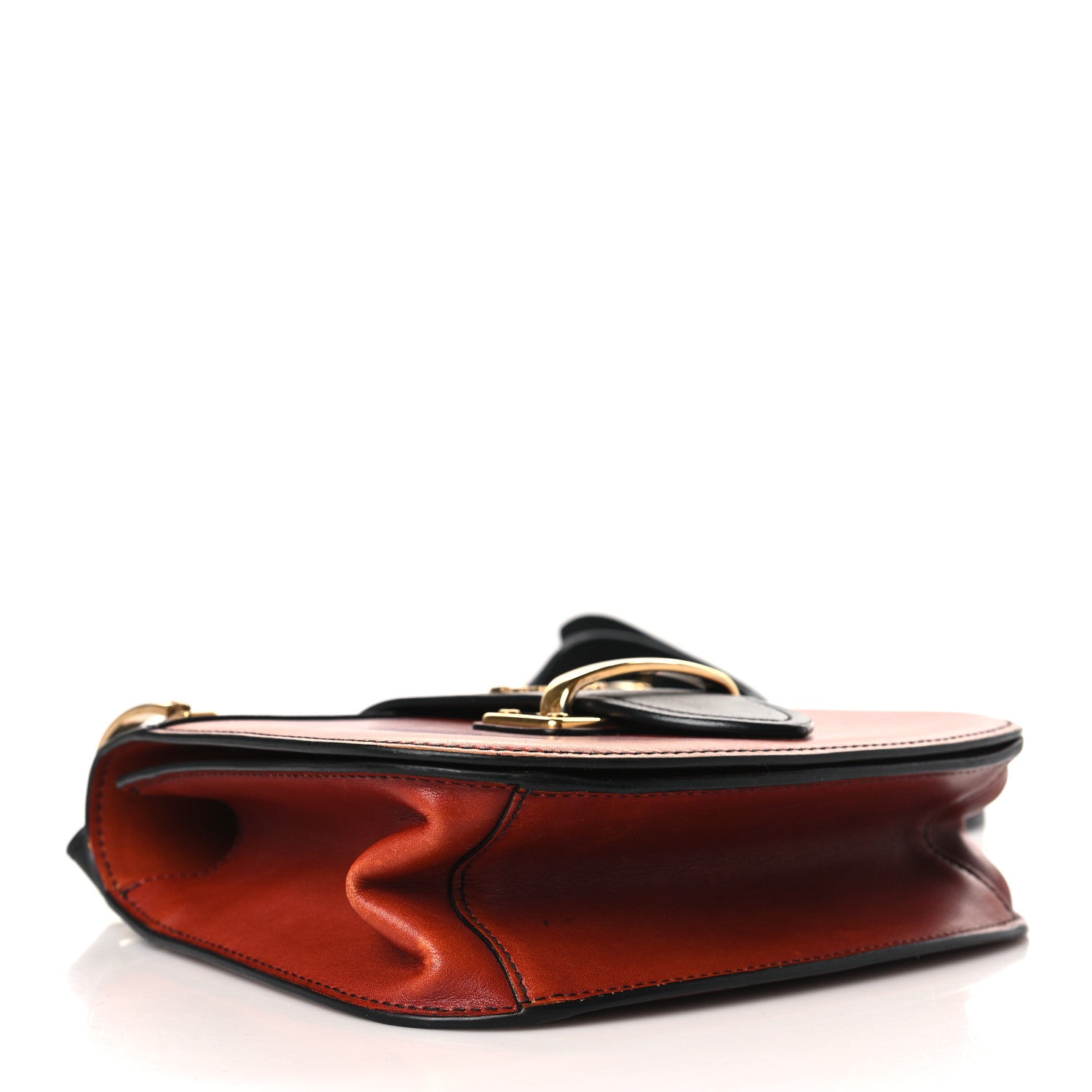 Prada City Calf Saffiano Cahier Crossbody Bag Cotto Black 4 of 9
