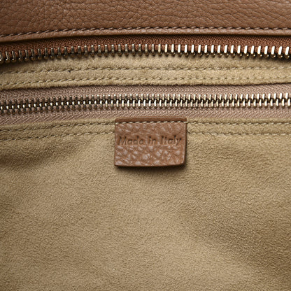 Celine Pebbled Calfskin Mini Luggage Camel 7 of 9