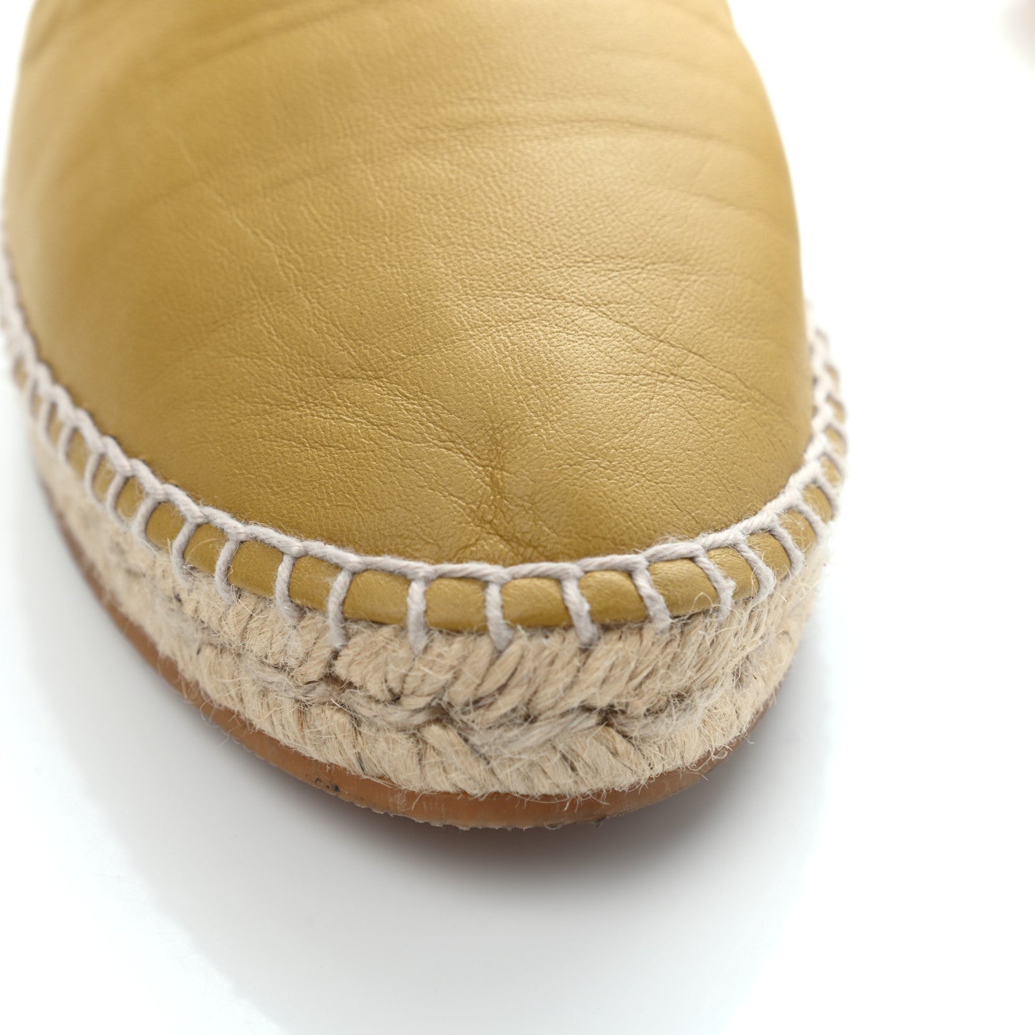 Bottega Veneta Nappa Intrecciato Slip On Espadrille 37 Yellow 10 of 12