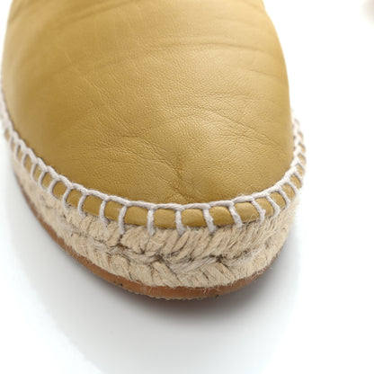 Bottega Veneta Nappa Intrecciato Slip On Espadrille 37 Yellow 10 of 12