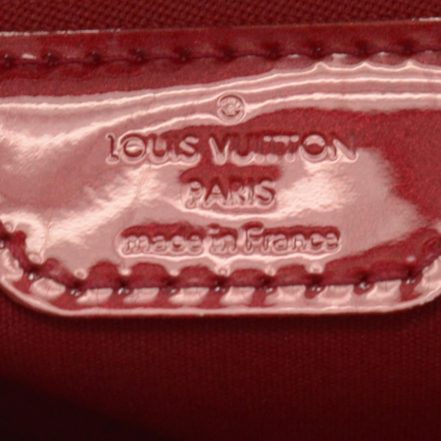 Louis Vuitton Vernis Wilshire PM Pomme D'Amour 5 of 7