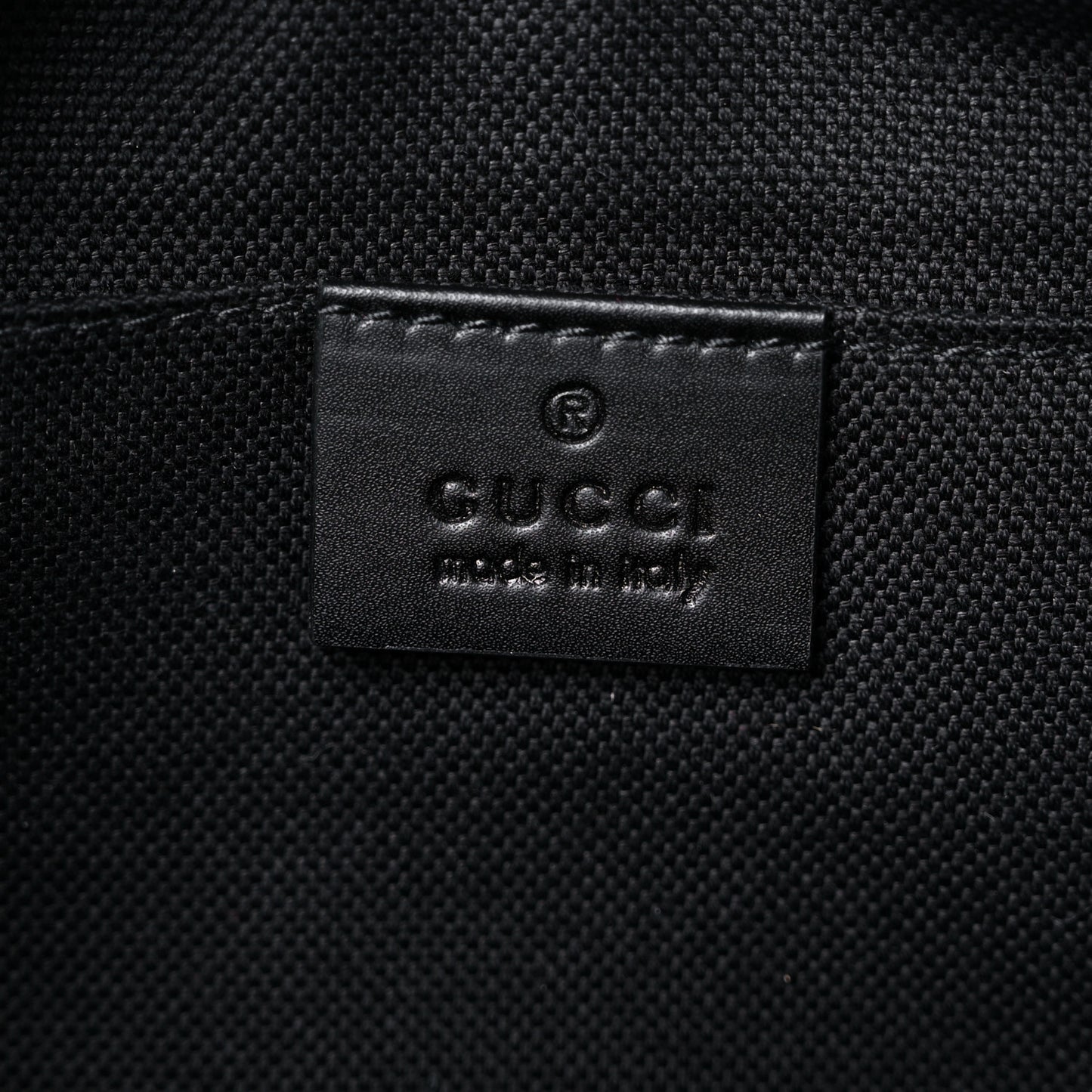 GG Supreme Monogram Web Shoulder Bag Black Grey