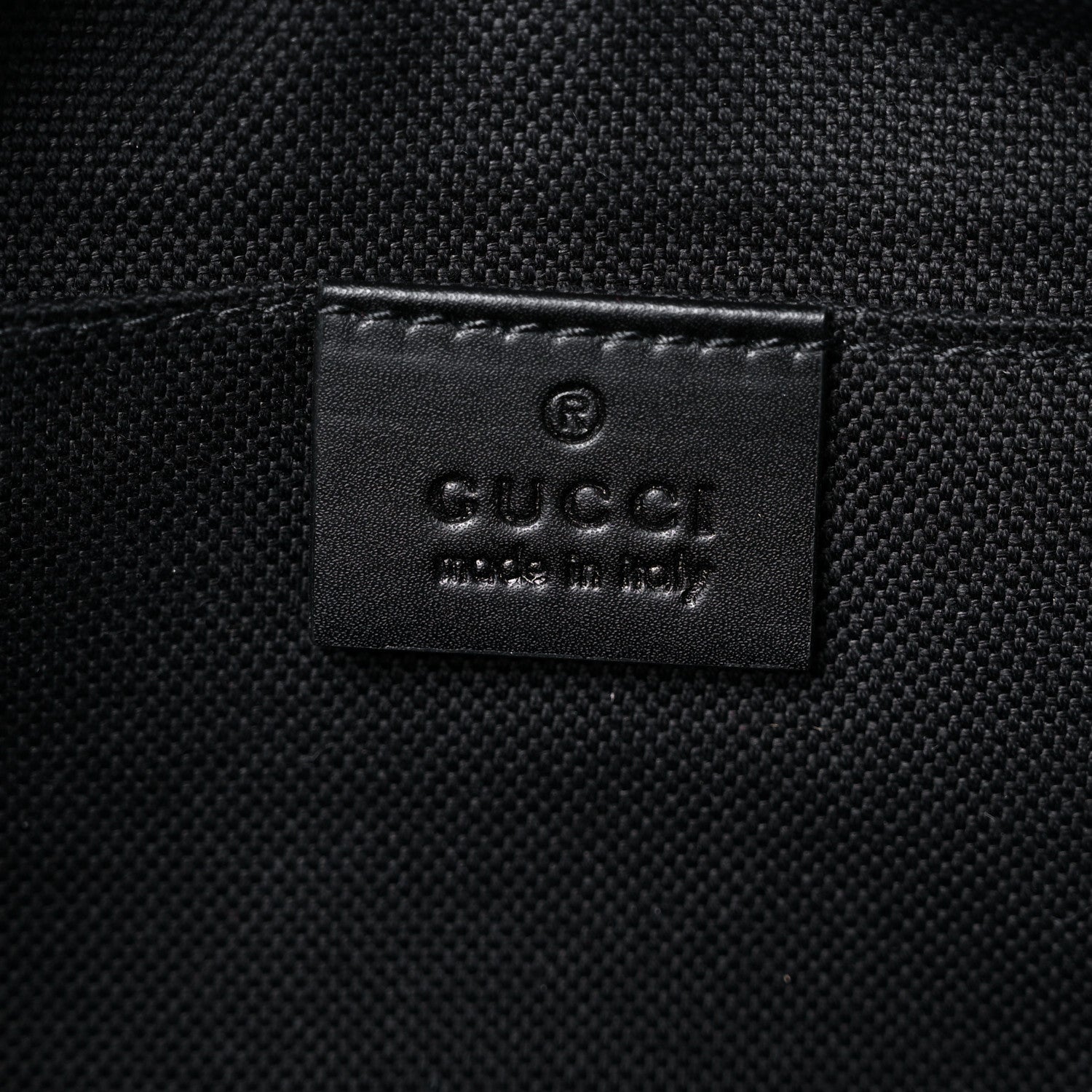 Gucci GG Supreme Monogram Web Shoulder Bag Black Grey 6 of 11