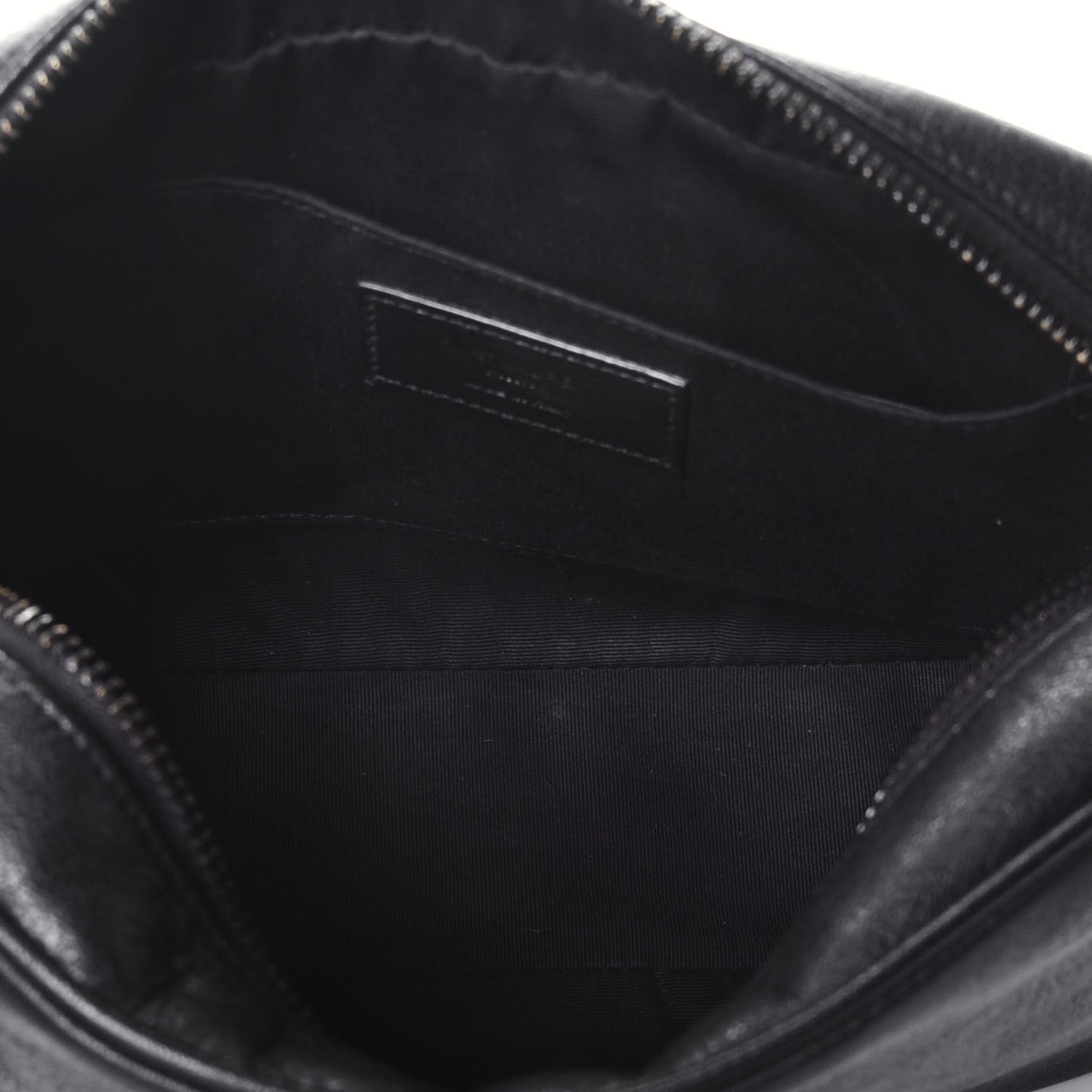 Lambskin Monogram Lou Camera Bag Black