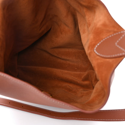 Louis Vuitton Grained Calfskin Low Key Hobo MM Cognac 6 of 11