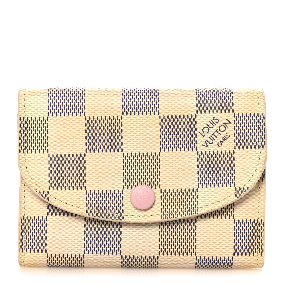 Damier Azur Rosalie Coin Purse Rose Ballerine