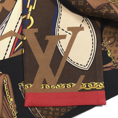 Louis Vuitton Silk Monogram Tribute To Bandeau Brown 3 of 6